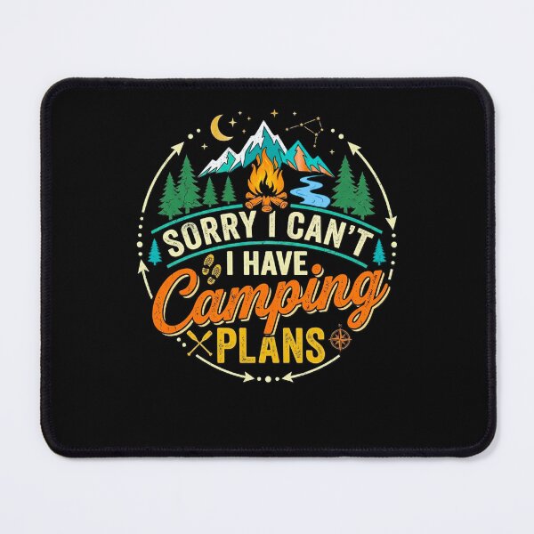 Item preview, Sorry I Can't I Have Camping Plans Funny Matching Family Camping T-Shirt | Funny Camper Gift for Men Women Kids designed and sold by 519xdesign.