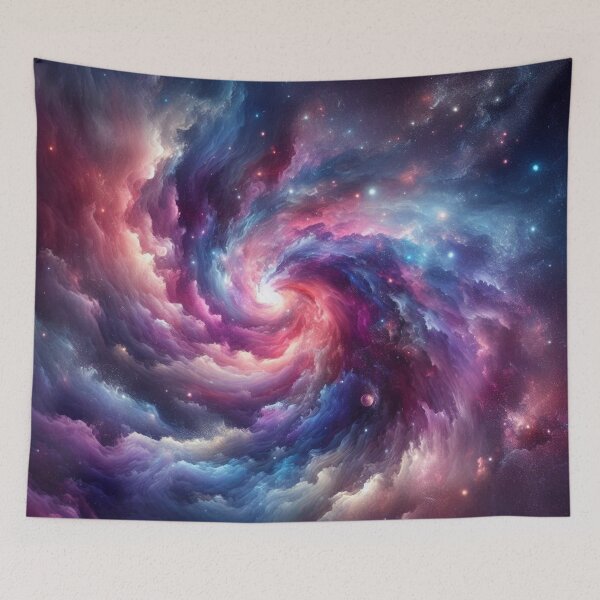 Item preview, Cosmic Vortex – Abstract Galaxy Art designed and sold by Dogandesighn.