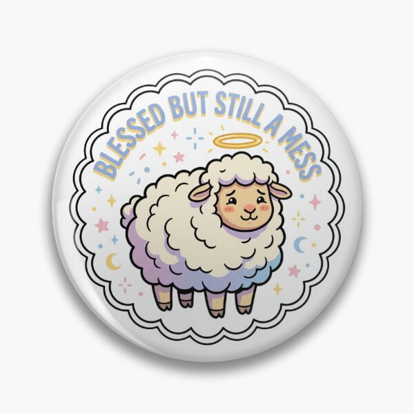 Item preview, BLESSED BUT STILL A MESS designed and sold by DesignsByDevika.