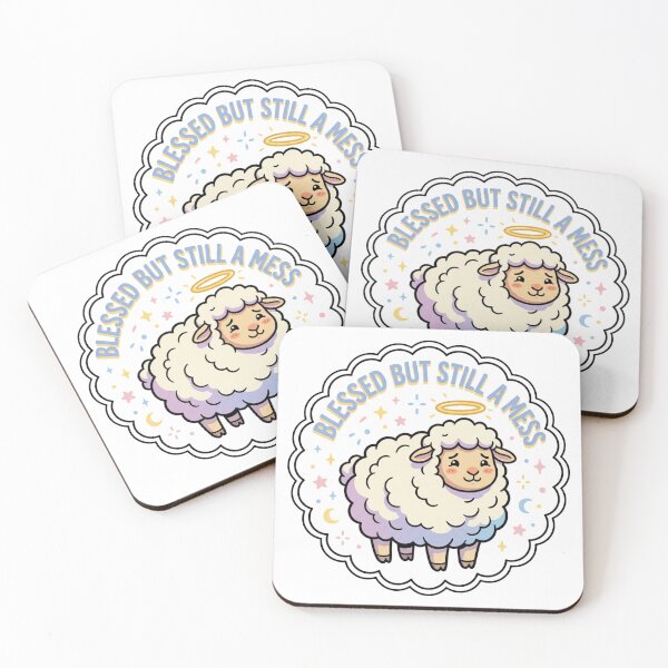 Item preview, BLESSED BUT STILL A MESS designed and sold by DesignsByDevika.