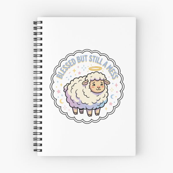 Item preview, BLESSED BUT STILL A MESS designed and sold by DesignsByDevika.