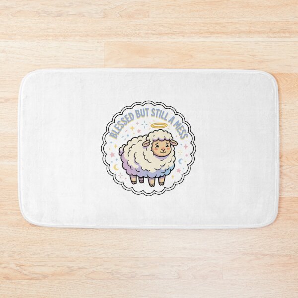 Item preview, BLESSED BUT STILL A MESS designed and sold by DesignsByDevika.