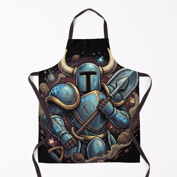 Item preview, Shovel Knight Stalwart Plate Armor Vaporwave Neon Portrait Indie designed and sold by Senpaiwaves.