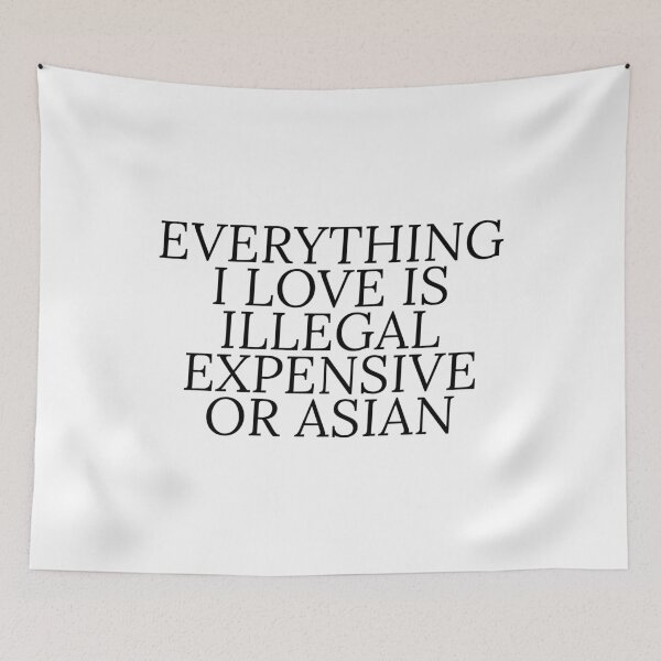 Item preview, Everything i love is illegal expensive or Asian designed and sold by Dondonmart.