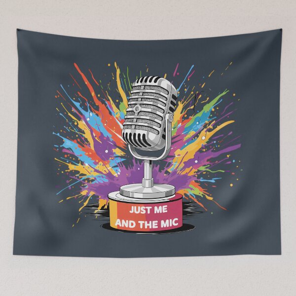 Item preview, Retro Microphone - World Music Day designed and sold by Art-Arcade6.