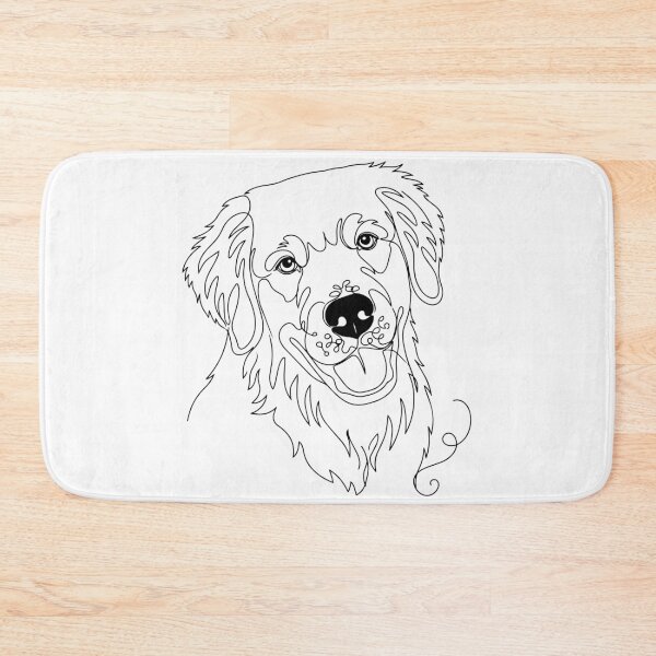 Item preview, Golden Retriever One Line Art – Modern & Minimalist Contour Design designed and sold by Pfotenfaden.