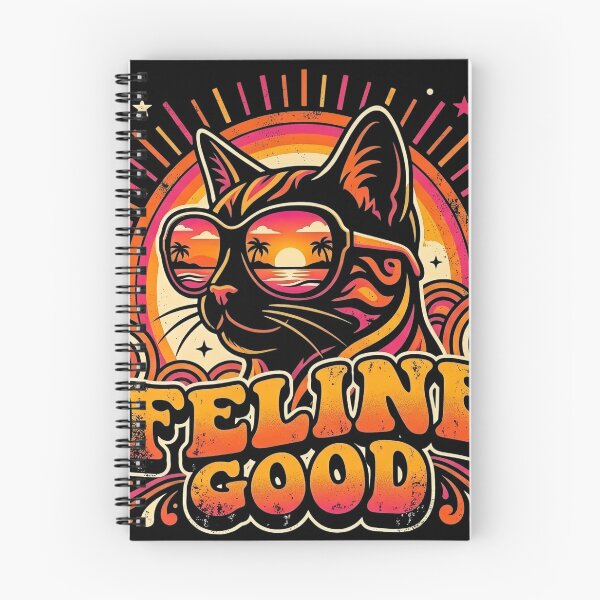 Item preview, Retro Cat Feline Good Vintage Sunglasses Design designed and sold by Common-Standard.