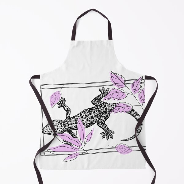 Item preview, Boho Lizard & Pink Leaves - Zen Art designed and sold by Kanniax.