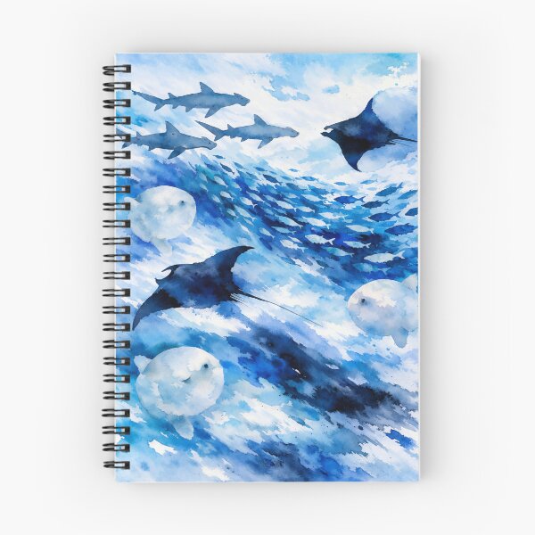 Item preview, Open Ocean Migration in Rhythmic Flow designed and sold by WildlifeInc.