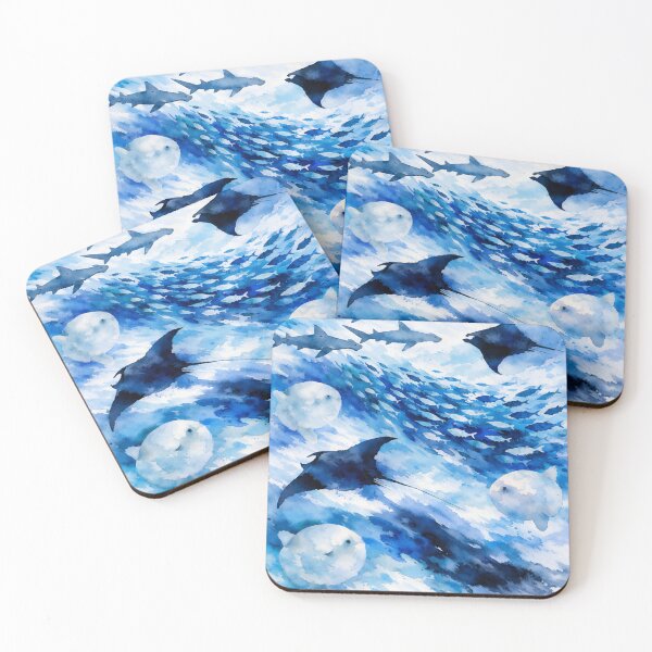 Item preview, Open Ocean Migration in Rhythmic Flow designed and sold by WildlifeInc.