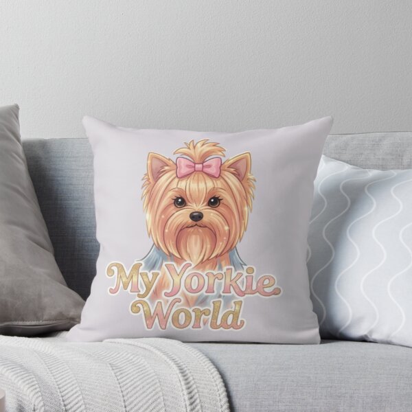 Item preview, My Yorkie World  Cute Yorkshire Terrier  designed and sold by Yorkie Magic Studio .