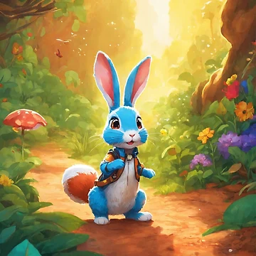 Artwork thumbnail, Blue Rabbit by RaF71PrO