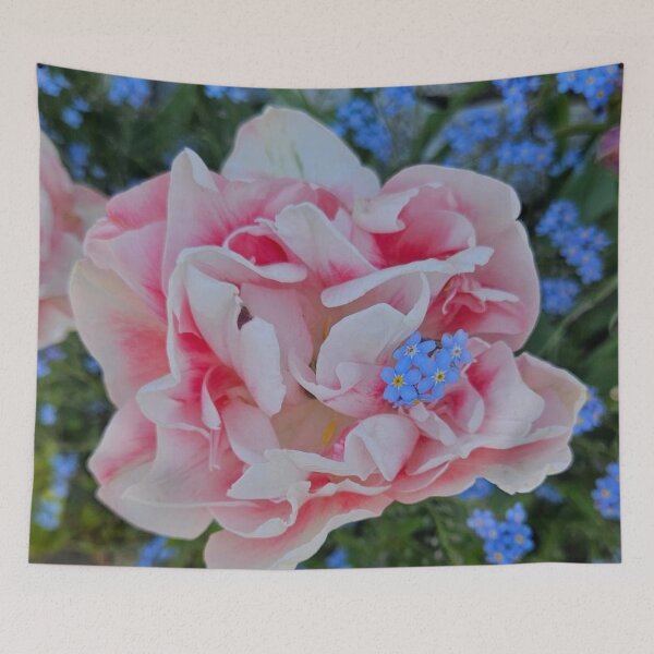 Item preview, English Garden - Tulip and Forget-Me-Not designed and sold by PurrfectWhisper.