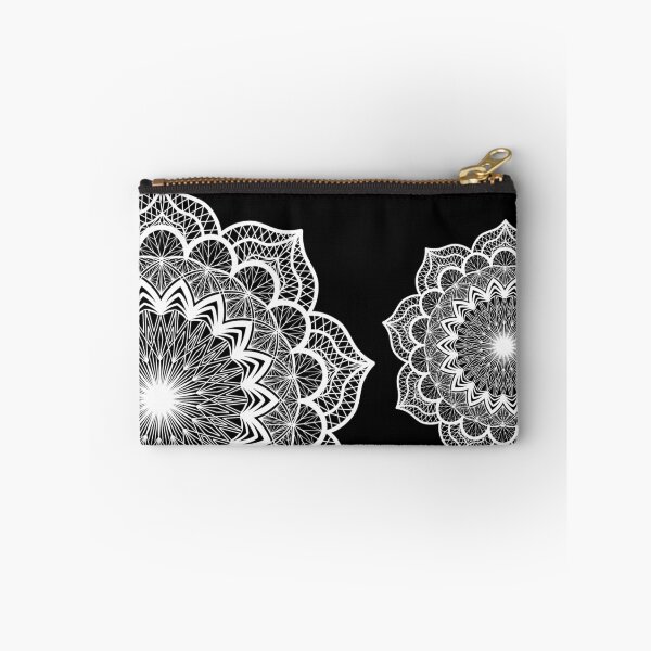 Item preview, White Mandala on black designed and sold by CreaTwinkles.