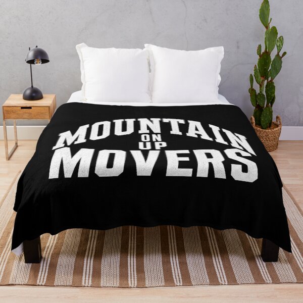 Item preview, Mountain Movers Christian Faith Minimal Typography T-Shirt designed and sold by GRACE THREADS .