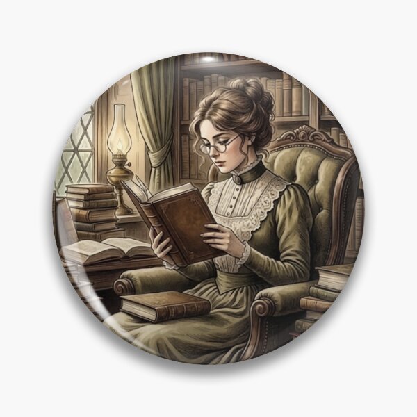 Item preview, Hopeless Aromantic Victorian Bookworm Dark Academia Reading Gift designed and sold by MAGICKEY2024.