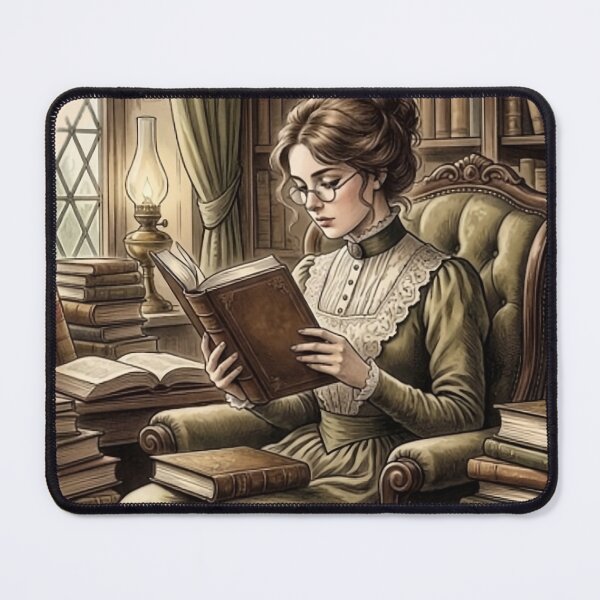 Item preview, Hopeless Aromantic Victorian Bookworm Dark Academia Reading Gift designed and sold by MAGICKEY2024.