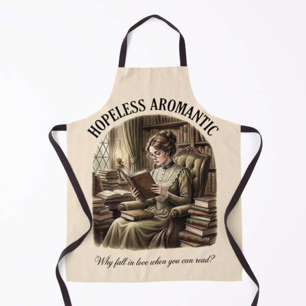 Item preview, Hopeless Aromantic Victorian Bookworm Dark Academia Reading Gift designed and sold by MAGICKEY2024.