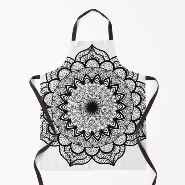 Item preview, Black Mandala on white designed and sold by CreaTwinkles.