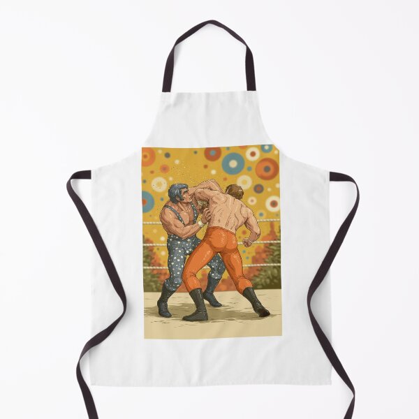 Item preview, Vintage Wrestling Match Orange Pants Poster designed and sold by Piotrek0001.