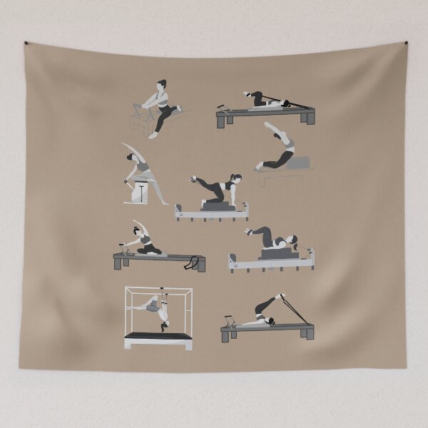 Artikelvorschau, Ästhetische Reformer-Pilates-Kunst entworfen und verkauft von HBBS DESIGNS.