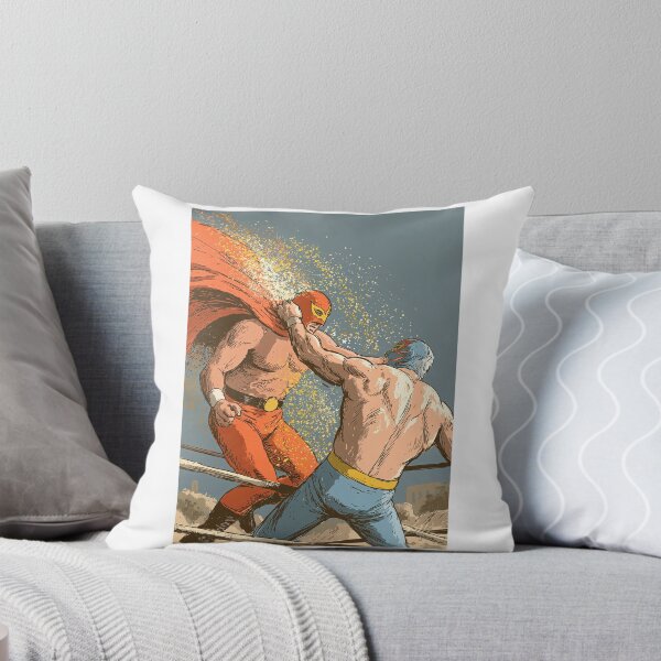 Item preview, Luchador Slamming Opponent Retro Comic Style designed and sold by Piotrek0001.