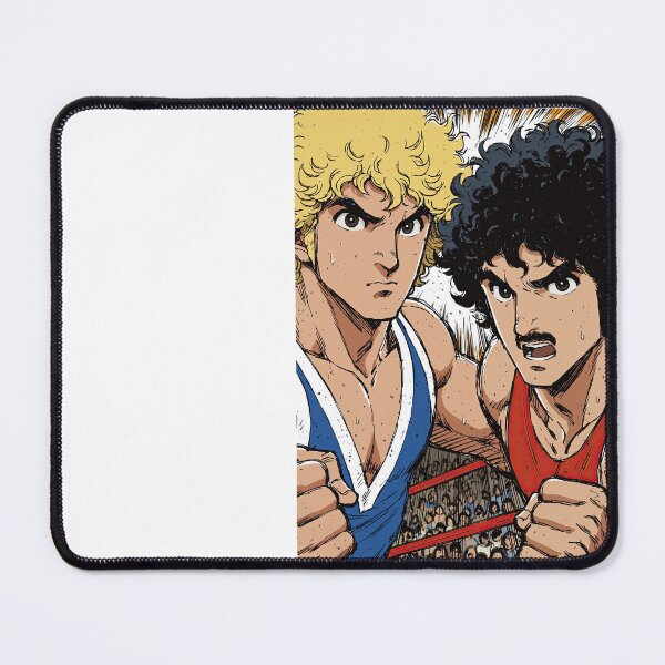 Item preview, 80s Anime Style Wrestlers Tag Team Portrait designed and sold by Piotrek0001.