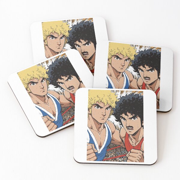 Item preview, 80s Anime Style Wrestlers Tag Team Portrait designed and sold by Piotrek0001.