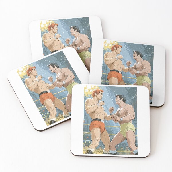 Item preview, Vintage Bare Knuckle Fighters Wrestling Match designed and sold by Piotrek0001.