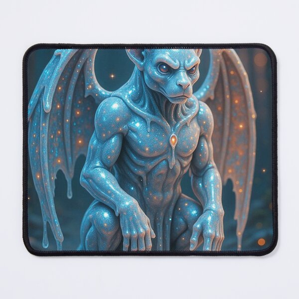Item preview, The gargoyle is dissolving into light designed and sold by Twelvecloth.