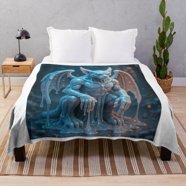 Item preview, The gargoyle is dissolving into light designed and sold by Twelvecloth.