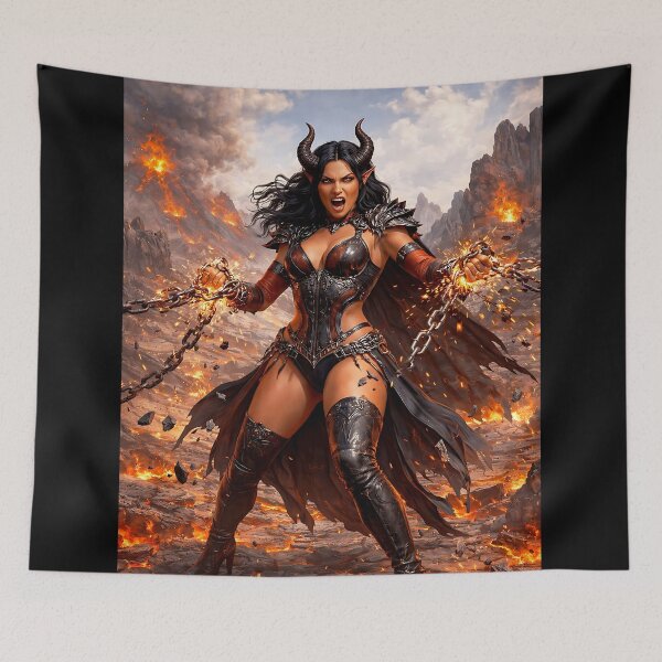 Item preview, Unchained Demon Queen of the Inferno designed and sold by thor81pl.