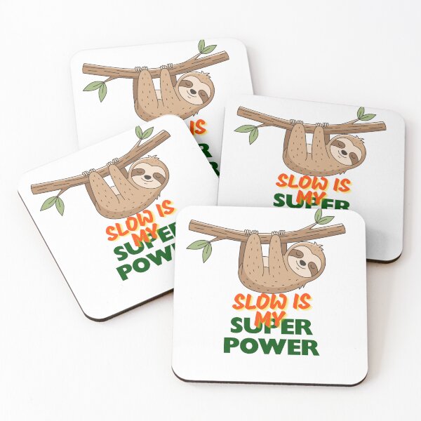 Item preview, Funny Sloth Hanging Gift T-Shirt Slow Is My Superpower Cute Animal Lover designed and sold by wecrea.