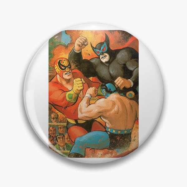 Item preview, Triple Threat Masked Wrestlers Fight Art designed and sold by Piotrek0001.