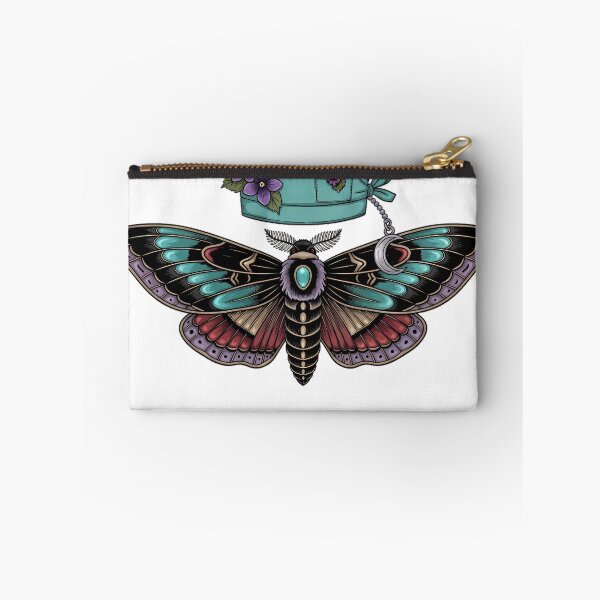 Item preview, Moth Teal Scrub Cap Gift designed and sold by IllumeInk.