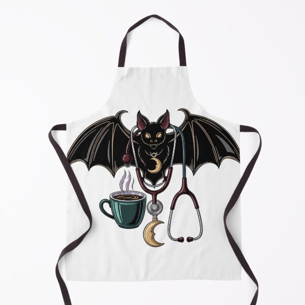 Item preview, Bat Dark Coffee Cup and Stethoscope Gift designed and sold by IllumeInk.