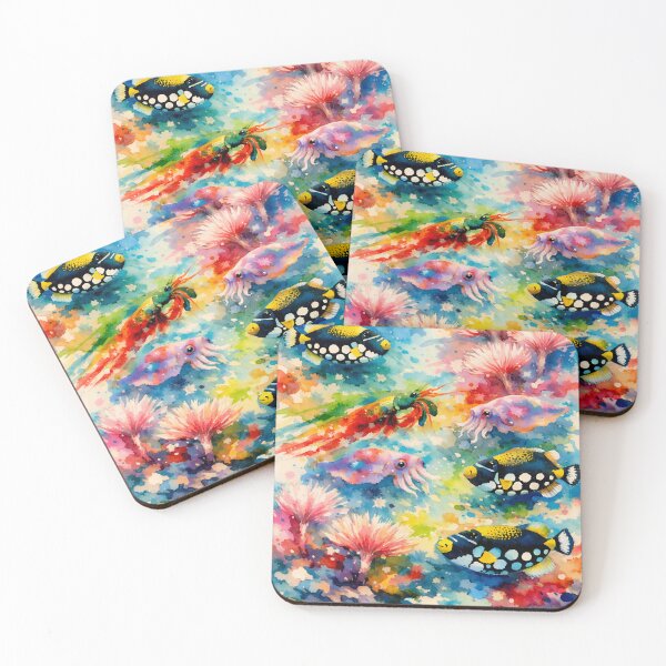 Item preview, Vibrant Lagoon Life in Constant Motion designed and sold by WildlifeInc.