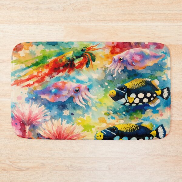 Item preview, Vibrant Lagoon Life in Constant Motion designed and sold by WildlifeInc.