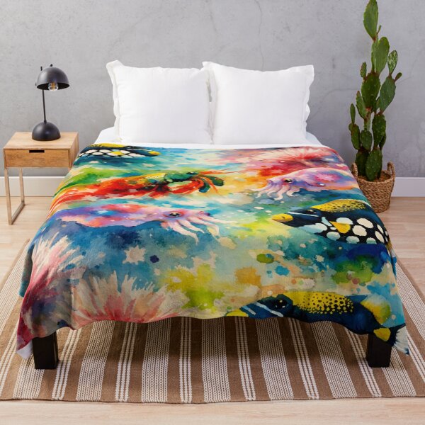 Item preview, Vibrant Lagoon Life in Constant Motion designed and sold by WildlifeInc.