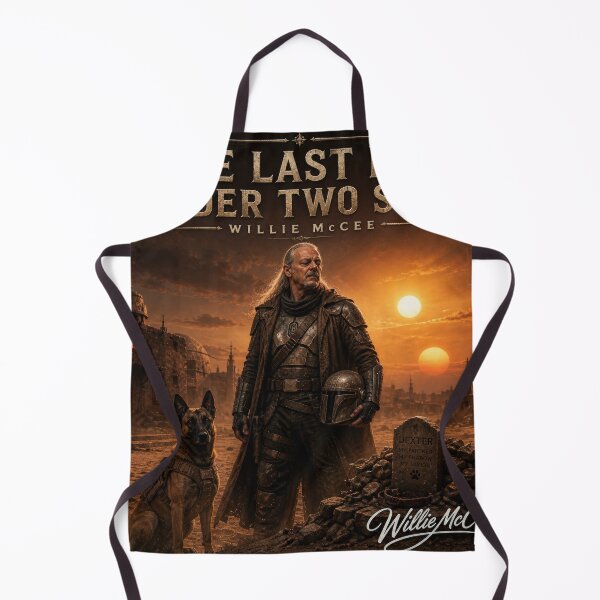Item preview, The Last Dog Under Two Suns – Cinematic Sci-Fi Western Tribute Art | Willie McCee designed and sold by WillieMcCee.