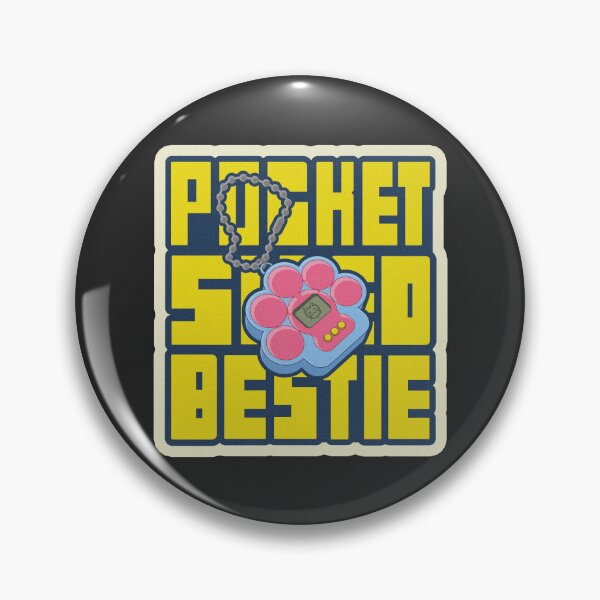 Item preview, Pocket Sized Bestie - Retro 90s Virtual Pet Aesthetic Graphic designed and sold by stylestitch7tees.