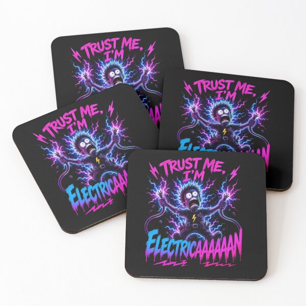 Item preview, Trust Me I’m an Electricaaaaan – Funny Neon Electric Design designed and sold by NeQiu's merch.