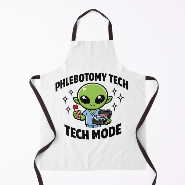 Item preview, Phlebotomy Alien Cute Lab Humor Blood Draw Cartoon Medical Lab Technician Sci Fi Fun designed and sold by ClinicalHubs.