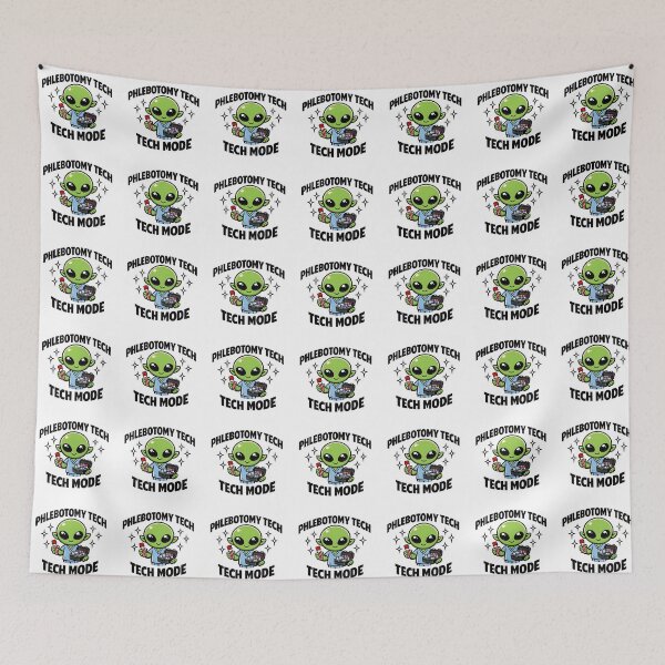 Item preview, Phlebotomy Alien Cute Lab Humor Blood Draw Cartoon Medical Lab Technician Sci Fi Fun designed and sold by ClinicalHubs.