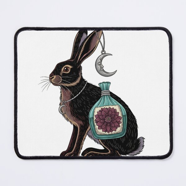 Item preview, Hare Black Dahlia Care Pouch Gift designed and sold by IllumeInk.