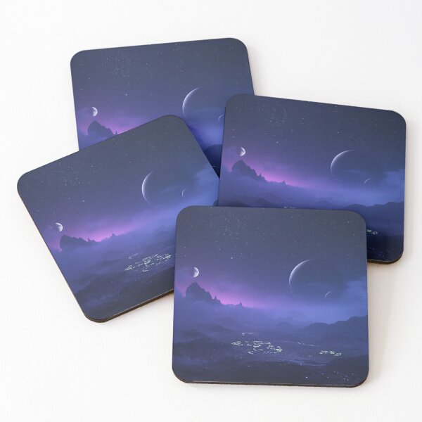 Item preview, Pandora Night Sky – Alien Fantasy Landscape designed and sold by Luminous Wilds.