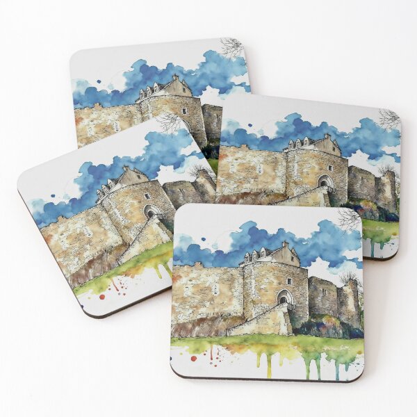 Item preview, Watercolour illustration of Dunstaffnage Castle, Argyll and Bute, Scotland designed and sold by davidelder.