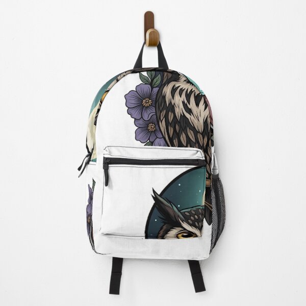 Item preview, Violet Flowers Owl Moonlit Medical Bag Gift designed and sold by IllumeInk.