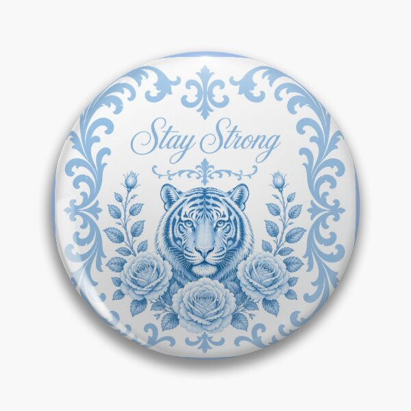 Item preview, Ice Blue Tiger & Baroque designed and sold by DesignsByPrnces.
