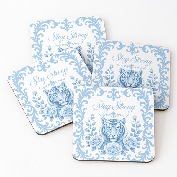 Item preview, Ice Blue Tiger & Baroque designed and sold by DesignsByPrnces.